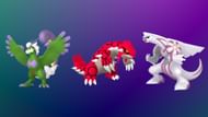 Therian Tornadus, Groudon, Palkia (Image via TPC)